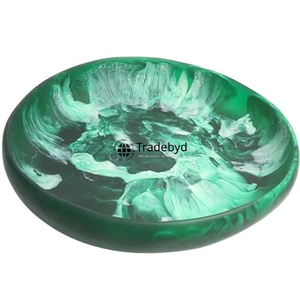 Bandeja de Resina Moderna, Bandeja de Servir Hecha a Mano de Lujo para Fiestas, Hoteles, Restaurantes, Decoración de Mesa para el Hogar, Tradebyd - Product Image 2