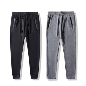 Wholesale Sweatpants Men's Track Pants Cotton Fleece Jogger Black Grey <b>Down</b> Cotton Warm Pants Male WaterProof Thermal <b>Trousers</b> - Product Image 6