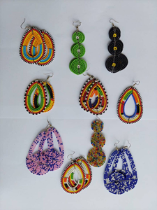 Pendientes de Moda Hechos a Mano con Cuentas de Semillas de Algodón, Ligeros, Clásicos, de Alta Calidad, Personalizables, en Varios Colores - Product Image 6