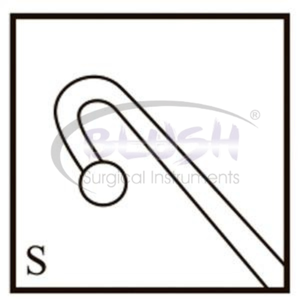 Bonn Iris Hook with Ball Ophthalmic Microsurgical Instrument Eye Surgery Iris <b>Manipulation</b> Retractor Tool By Blush Surgical - Product Image 6