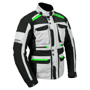 Chaqueta de Motociclismo Textil para Hombre, Impermeable, Protectora, con Múltiples Bolsillos, para Motociclismo de Turismo Profesional - Product Image 4