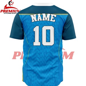 Maillot de baseball personnalisé par sublimation, tissu léger et doux, coupe confortable, respirant, maillot de baseball de haute qualité - Product Image 6