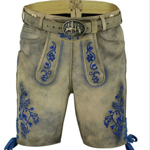 Lederhosen Tradicionales Bávaros para Hombre, Personalizados, Cortos, para Oktoberfest - Product Image 1