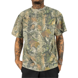 Camisetas Deportivas Transpirables de Verano, 100% Algodón Jersey, Camuflaje para Hombre, con Diseño Personalizado, Ecológicas - Product Image 3