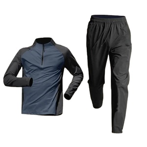 Survêtement personnalisé pour hommes, tenues coupe-vent en nylon, ensemble veste de sport, survêtement coupe-vent zippé pour hommes - Product Image 4