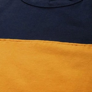 เสื้อกล้ามคอกลมผู้ชาย ผ้าคอตตอนสีพื้น แต่งสีตัดกัน สไตล์ลำลอง ระบายอากาศได้ดี มีโลโก้ด้านหน้า - Product Image 6
