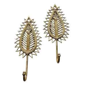 Gancho de hierro pulido dorado con forma de flor contemporáneo para decoración del hogar, organizador de dormitorio, para regalo, para colgar ropa - Product Image 2