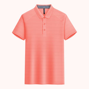 Polo élégant pour homme en piqué 100 % coton, manches courtes, logo personnalisé, tendance, décontracté, vente en gros, OEM, exportation du Bangladesh - Product Image 2