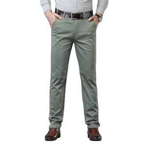 Stylish Canvas Chino Pant <b>Men's</b> 100% Cotton Anti-Pilling & Breathable Mid Waist Casual Wear OEM Service High Quality Custom Logo - Product Image 5