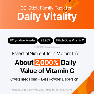 Vitamina C en polvo 2000mg Soporte inmunológico de alta resistencia Suplemento diario 90 sobres - Product Image 5