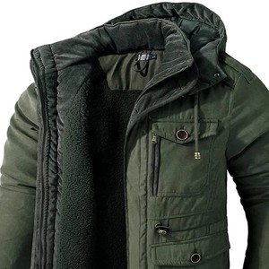 Fleece Lined <b>Parka</b> <b>Jacket</b> Warm Winter Outdoor Coat Waterproof Comfortable Hooded Outerwear Wholesale Factory Repellent - Product Image 4