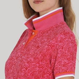 Camiseta Polo de Manga Corta para Mujer, Nueva Moda, Corte Ajustado, Informal, para Usar en la Calle, con Estampado Sublimado - Product Image 5