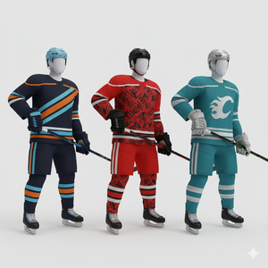 Ensemble Maillot et Chaussettes de Hockey sur Glace Personnalisés par Sublimation 2026 – Vente en Gros OEM/ODM – Fabricant de Vêtements de Sport - Product Image 3