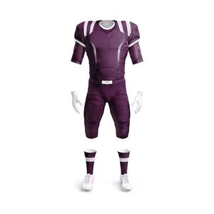 Nouvelle saison dernier Style personnalisé maillots de Football américain hommes court 100% Polyester évacuation de l'humidité respirant de haute qualité - Product Image 5