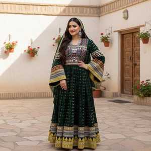 Afghani Women's Casual Dress Lightweight Lace Top Comfortable Decoration Wholesale Cheap Price OEM ODM Serviced - Product Image 3