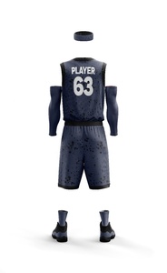 Uniforme de Baloncesto Reversible Sublimado Personalizado Unisex, Jersey y Pantalones Cortos de Baloncesto Transpirables de Talla Grande, Nuevo para 2026 - Product Image 2