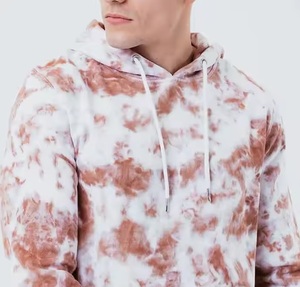 Conjunto Deportivo Informal de Algodón con Capucha y Estampado Tie Dye para Hombre, con Bolsillos Laterales y Cierre con Cordón, para Primavera - Product Image 6