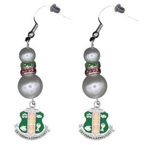Pendientes de Perlas Plateados, Joyería de Moda, Accesorio de Regalo, Elegantes Pendientes con Dijes de Perlas, Joyería Destacada para Mujer - Product Image 1