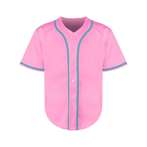 Camiseta de Béisbol Personalizada al por Mayor, Uniforme Profesional para Equipos, Malla Transpirable de Poliéster, Impresión Sublimada con Personalización - Product Image 1