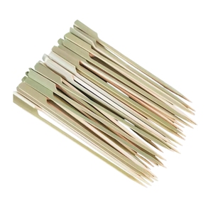 [ÉXITO DE VENTAS] Palillos de Bambú Premium Sostenibles de Alta Calidad, Palitos Rectos Ecológicos para Barbacoa, para Camping, Venta al Por Mayor - Product Image 1