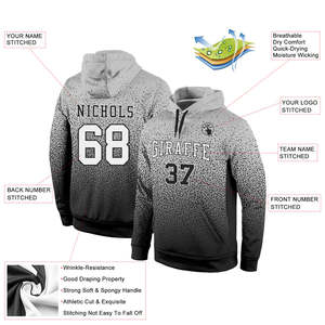 เสื้อฮู้ดกีฬา โพลีเอสเตอร์ 100% แห้งเร็ว ระบายอากาศได้ดี พิมพ์ลายไล่เฉดสีทั้งตัว พร้อมสกรีนชื่อทีมและหมายเลขตามสั่ง - Product Image 4