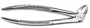 Tarrant Global PF-14 Pince d'extraction dentaire pédiatrique manuelle, petite taille, bec dentelé, poignée ergonomique, 3 mâchoires, poignée texturée - Product Image 5