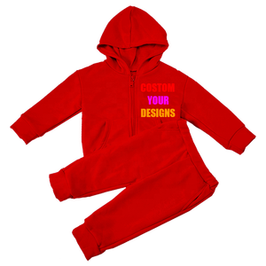 Conjunto de Sudadera Reversible de Felpa con Mezcla de Poliéster/Algodón Orgánico de Diseño para Niños, Sudadera con Capucha Ecológica, Logotipo Personalizado de Alta Calidad - Product Image 2