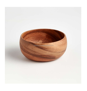 Bol de service artisanal en bois naturel et résine, haute qualité, sculpture unique, design moderne et écologique, décoration intérieure, pour mariages et fêtes - Product Image 6