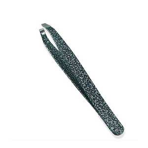 Professional Handmade Stainless Steel 4in Lightweight Slant Tweezers Eyebrow Facial Hair Remover No <b>Gaps</b> Classical Fashion - Product Image 5