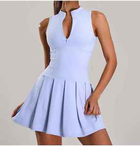 Swift Movement Pro Active Soft Lightweight Durable Flexible Breathable Trendy Motion Ready <b>Skirt</b> Top Women Tennis Uniform - Product Image 3