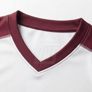 Maillot de sport léger à col en V, chemise athlétique performante, respirante, uniforme d'équipe, vêtements de sport pour les entraînements et les matchs des joueurs - Product Image 3