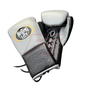 No Boxing No Life Ensemble de boxe en cuir de vachette Gants d'entraînement et de sparring à lacets et auto-agrippants Logo personnalisé Respirant Équipement unisexe - Product Image 5