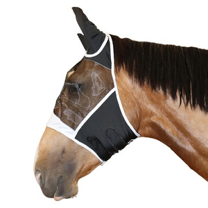 Premium Quality Horse <b>Fly</b> <b>Mask</b> Soft Material Breathable Durable and Resistant to Wear Adjustable Mesh Horse <b>Fly</b> <b>Mask</b> - Product Image 1