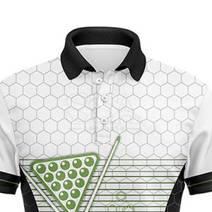 Camiseta de Billar Ligera de Manga Corta, Talla Grande, Transpirable, Uniforme Deportivo de Snooker, Proveedor de Personalización de Marca - Product Image 4