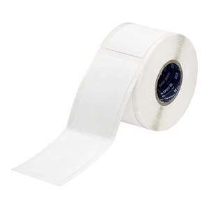 Étiquettes en vinyle mat Brady PermaShield résistantes à l'huile avec stratifié de protection pour l'identification des actifs de laboratoire J2000 - Product Image 1