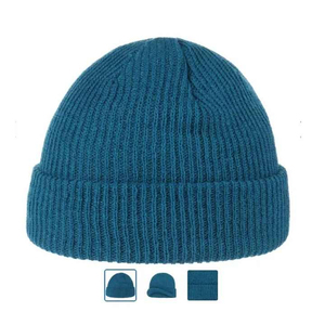 Bonnet en acrylique 100% personnalisé, tricot doux, chapeau d'hiver avec logo brodé pour un usage décontracté en plein air, unisexe - Product Image 5