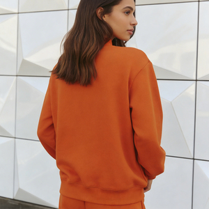 Sweat-shirt oversize à col rond pour femme Packer, 100% coton, imprimé lettres, haut décontracté d'automne - Product Image 4