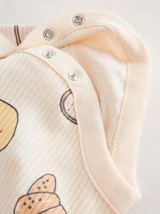 Combinaison bébé Annamar Clothing 100% coton bambou, sans manches, body bébé, doux et respirant, vêtements d'été pour nouveau-né - Product Image 4