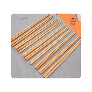 Baguettes en bambou de haute qualité, design classique, écologiques, lisses et polies, pour la restauration, la restauration collective et la salle à manger à domicile - Bleu - Product Image 1