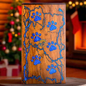 AYAANS Rosewood wooden Hand Carved Wooden Hot Selling cremation Urn <b>Box</b> for Adult Ashes Wholesale Cremation Urns (6X6X11)IN - Product Image 4