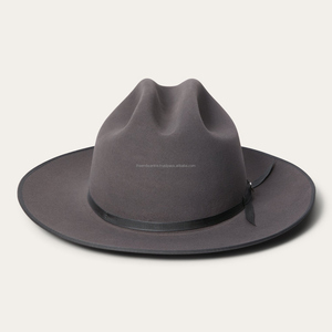 Chapeau de Cowboy classique de qualité supérieure fait à la main en feutre de laine Style de rodéo occidental confortable en plein air Rancher Fashion Hat - Product Image 5