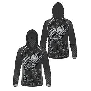 Camisa de Pesca con Capucha y Máscara, Impermeable, de Secado Rápido, Transpirable, Protección UV 50+, Unisex - Product Image 1