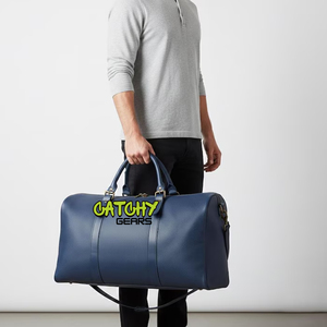 Bolsa de Viaje de Cuero Resistente al Agua, Bolsa de Gimnasio de Gran Capacidad, Bolsa de Fin de Semana de Cuero Genuino Vintage - Product Image 5