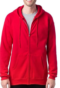 OEM High Quality Unisex Heavyweight Sweatshirt Hoodie Custom Lined Distressed Full Zip Hoodie with Logo Print - Product Image 5