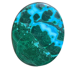 Lote de cabujones de piedra natural de crisocola y malaquita - Gemas al por mayor, lote de gemas a granel y joyería - Product Image 1