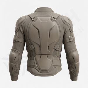 แจ็คเก็ตหนังแท้สำหรับขี่มอเตอร์ไซค์คุณภาพดีที่สุดสำหรับผู้ชาย รุ่นใหม่ล่าสุดสำหรับฤดูหนาว พร้อมแผ่นป้องกันที่ถอดออกได้ สามารถสั่งทำได้ - Product Image 2