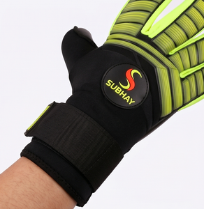 ถุงมือผู้รักษาประตูมืออาชีพ SUBHAY SI-GK-23 รุ่น Unisex ผลิตจากยางลาเท็กซ์เยอรมัน ทรง Negative Cut  รับสกรีนโลโก้แบรนด์  สำหรับการแข่งขันระดับมืออาชีพ - Product Image 4