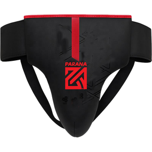 อุปกรณ์ป้องกันอวัยวะเพศชาย Parana สำหรับมวยไทย คิกบ็อกซิ่ง MMA ฝึกซ้อมต่อสู้ คุณภาพส่งออก ผลิตจากหนังแท้ สำหรับผู้ชายและผู้หญิง - Product Image 1
