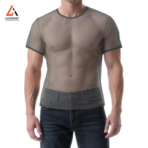 เสื้อยืดตาข่ายขายส่งสำหรับผู้ชาย น้ำหนักเบา เหมาะสำหรับออกกำลังกายและเล่นกีฬา พร้อมบริการพิมพ์ลายตามสั่ง ซึมซับเหงื่อได้ดี - Product Image 1