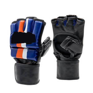 Guantes Profesionales de Cuero para MMA, para Hombre y Mujer, para Entrenamiento con Saco de Boxeo, Kickboxing, Sparring, Sanda, con Cierre de Gancho y Bucle - Product Image 3